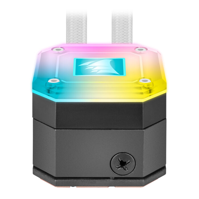 Corsair 240mm H100i ELITE CAPELLIX WHITE RGB Intel/AMD CPU Liquid Cooler - Image 2