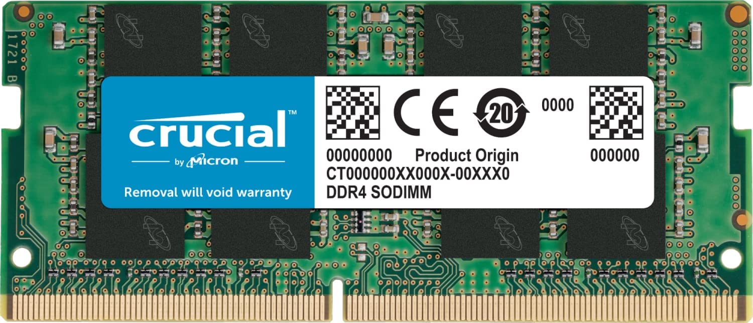 Crucial RAM Crucial RAM 16GB DDR4 3200MHz CL22 (or 2933MHz or 2666MHz) Laptop Memory - Image 1