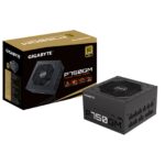 Gigabyte P750GM 750W PSU, 120mm Smart Hydraulic Bearing Fan, 80 PLUS Gold, Fully Modular, UK Plug, High-Quality Japanes Capacitors, Powerful Single +12V Rail