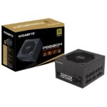 Gigabyte P850GM 850W PSU, 120mm Smart Hydraulic Bearing Fan, 80 PLUS Gold, Fully Modular, UK Plug, High-Quality Japanese Capacitors, Powerful Single +12V Rail