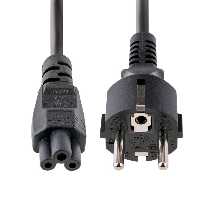 POWER CORD C5 EU EU Plug to C5 Mains Lead 1.8M - Image 1