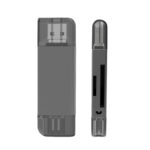 Prevo CR312 USB 2.0, USB Type-C and Lightning Connection, Card Reader, High-speed Memory Card Adapter Supports SD/Micro SD/TF/SDHC/SDXC/MMC, Compatible with Windows, Mac OS and Android - Image 2