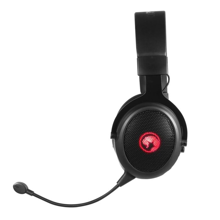 Marvo Scorpion HG9088W 2.4G and BT 5.0 Wireless Gaming Headphones, Surround Sound, 7 Colour Lighting - PC, Android, MAC OS, iOS, PS4, PS5 and Switch Compatible - Image 2