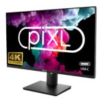 piXL PX27UDH4K 27 Inch Frameless IPS Monitor, 4K, 60Hz Refresh, HDMI, DP, USB-C - Image 2