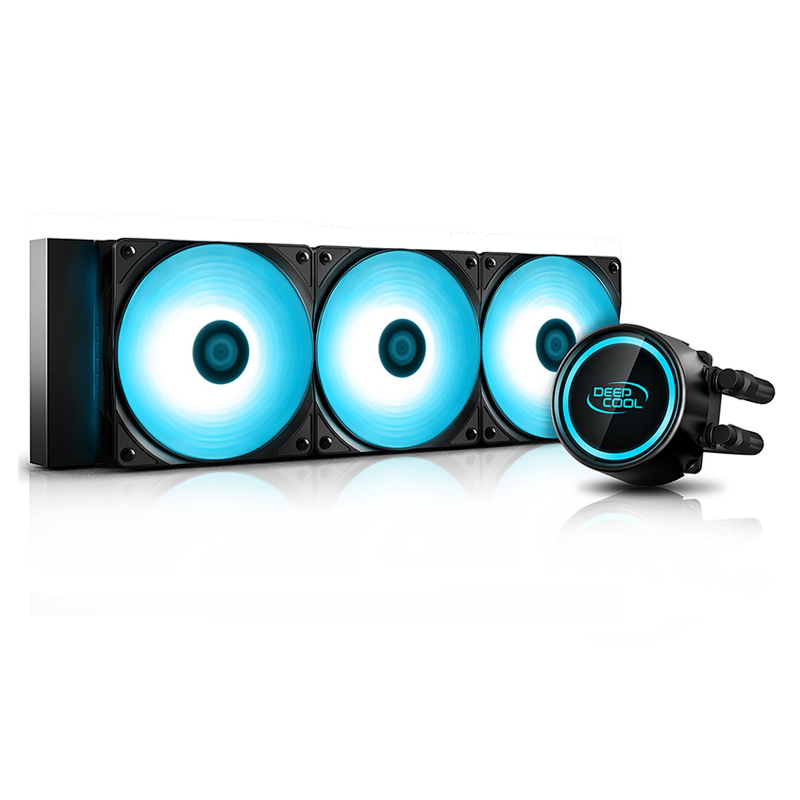 DeepCool GAMMAXX L360 V2 DeepCool GAMMAXX L360 V2 Universal Socket 360mm PWM 1800RPM RGB LED AiO Liquid CPU Cooler with Wired RGB Controller - Image 1