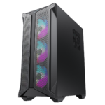 GameMax Brufen C1 ARGB Case 4 x ARGB Fans Turbo MB Cooling Fan - Image 4