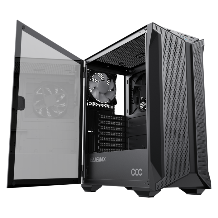 GameMax Brufen C1 ARGB Case 4 x ARGB Fans Turbo MB Cooling Fan - Image 8