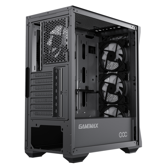 GameMax Brufen C1 ARGB Case 4 x ARGB Fans Turbo MB Cooling Fan - Image 9