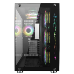 GamMax DS360 Glass Gaming Case 6 x Infinity ARGB Fans Hub - Image 3