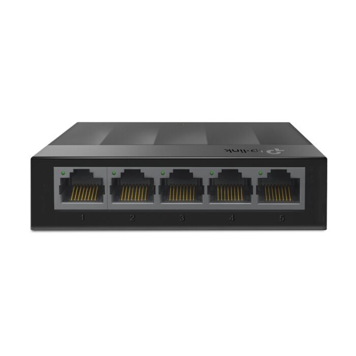 TP-LINK (LS1005G) 5-Port Gigabit Unmanaged Desktop LiteWave Switch, Green Technology, Plastic Case - Image 2