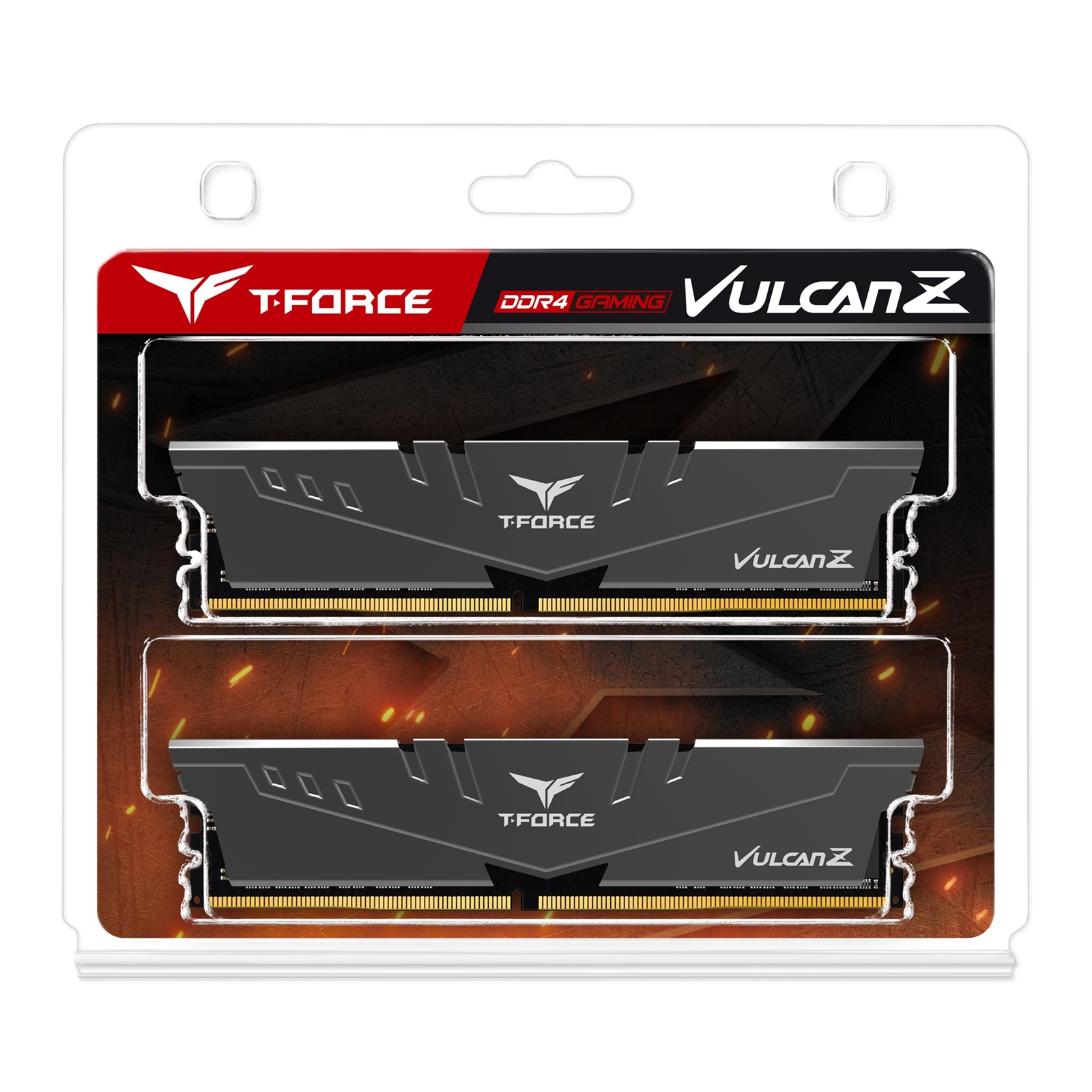 Team T-Force Vulcan Z 16GB Silver Heatsink (2 x 8GB) Team T-Force Vulcan Z 16GB Heatsink (2 x 8GB) DDR4 3200MHz - Image 1