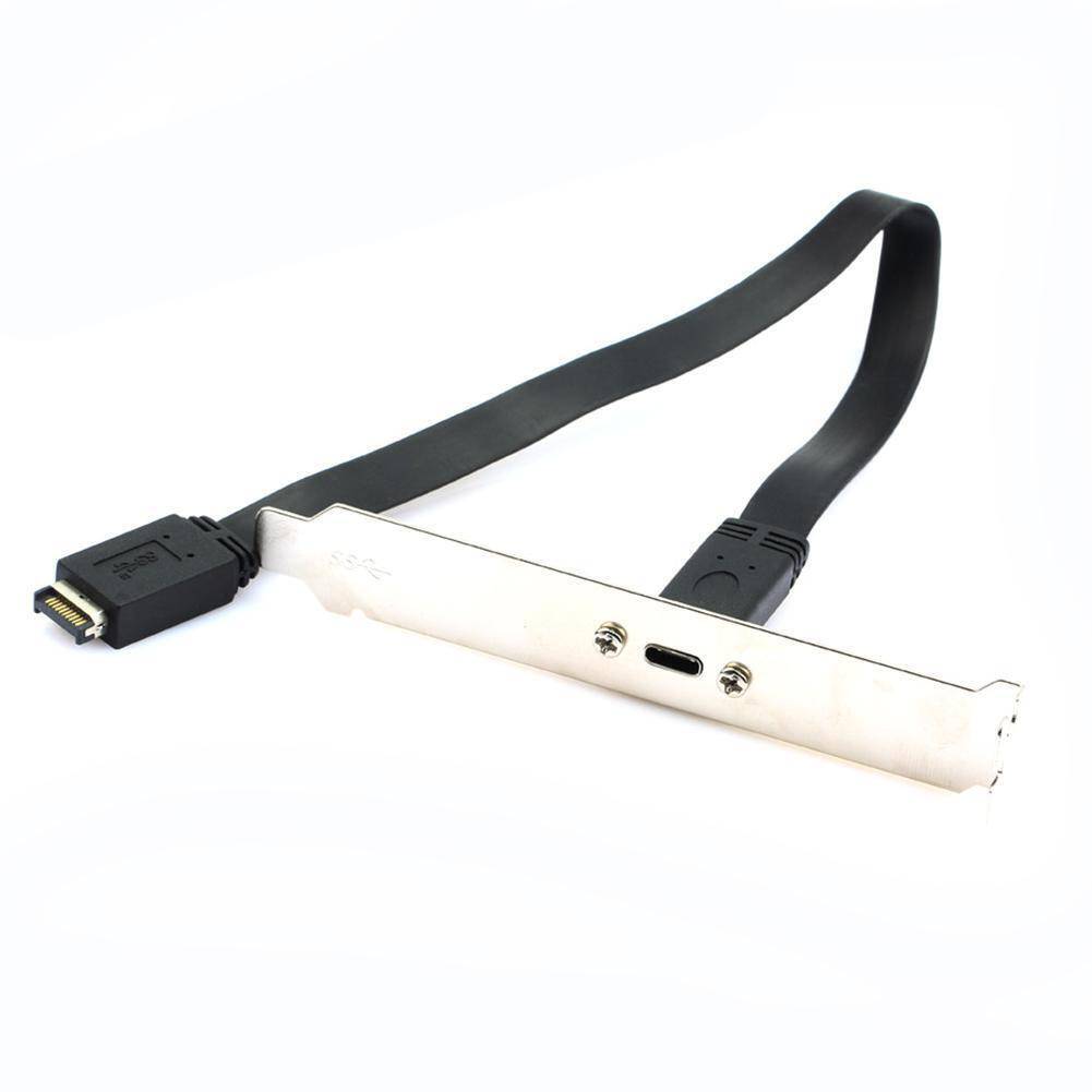USB C PANEL USB 3.1 Front Panel Header Type E M to Type C F Motherboard Expansion Cable - Image 1