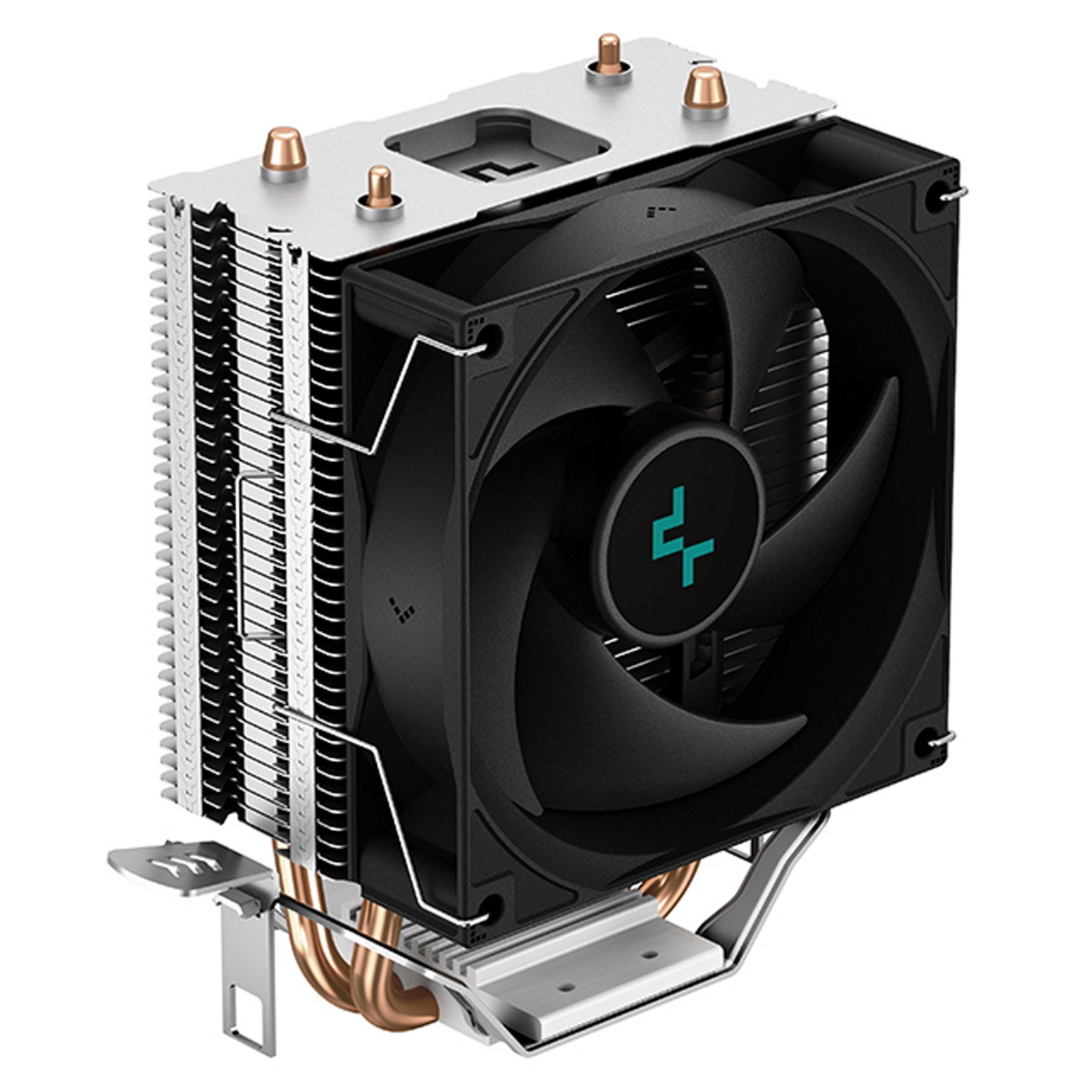 DeepCool AG200 DeepCool AG200 Fan CPU Cooler, Universal Socket, 2 Heat Pipes, 100W, LGA 1700 - Image 1