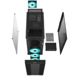 DeepCool CC560 ARGB Case, Gaming, Black, Mid Tower, - Image 14