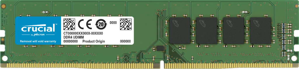 crucial desktop ram Used Crucial RAM 8GB DDR4 3200MHz CL22 - Image 1