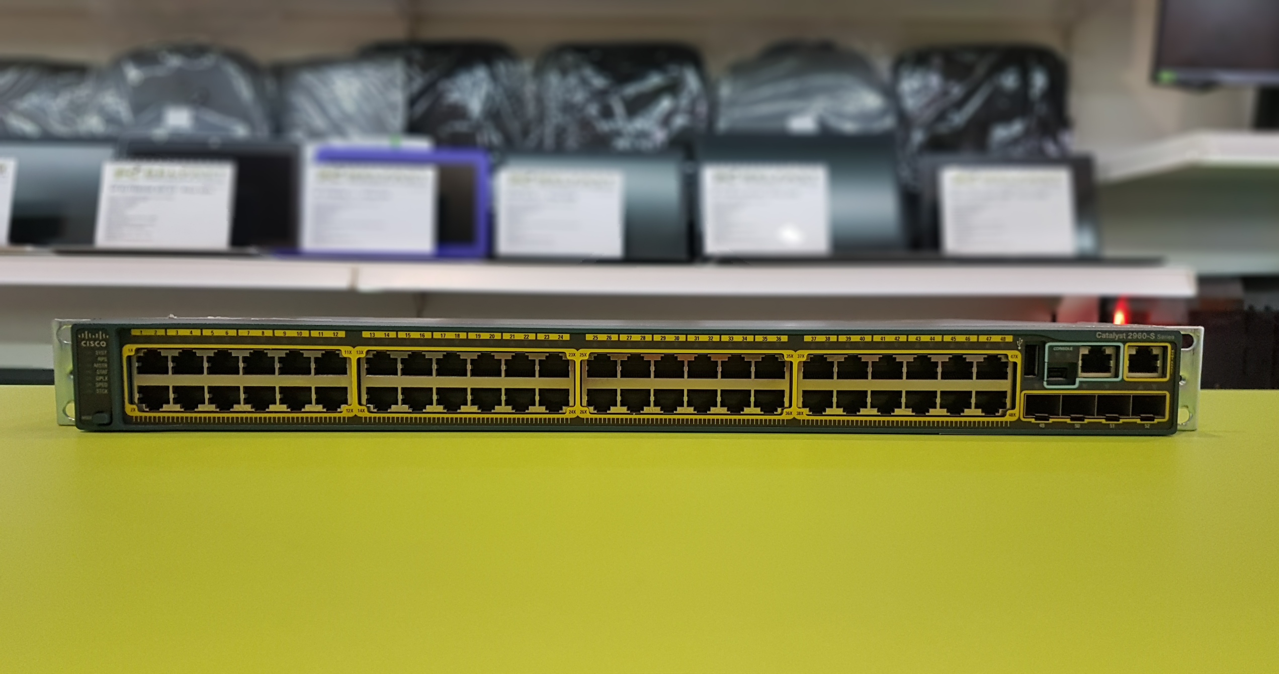 CISCO 48P SWITCH (2) Used 48 Ports Cisco Catalyst 2960-S Series Switche Catalyst 2960 (WS-C2960S-48TS-L) - Image 1