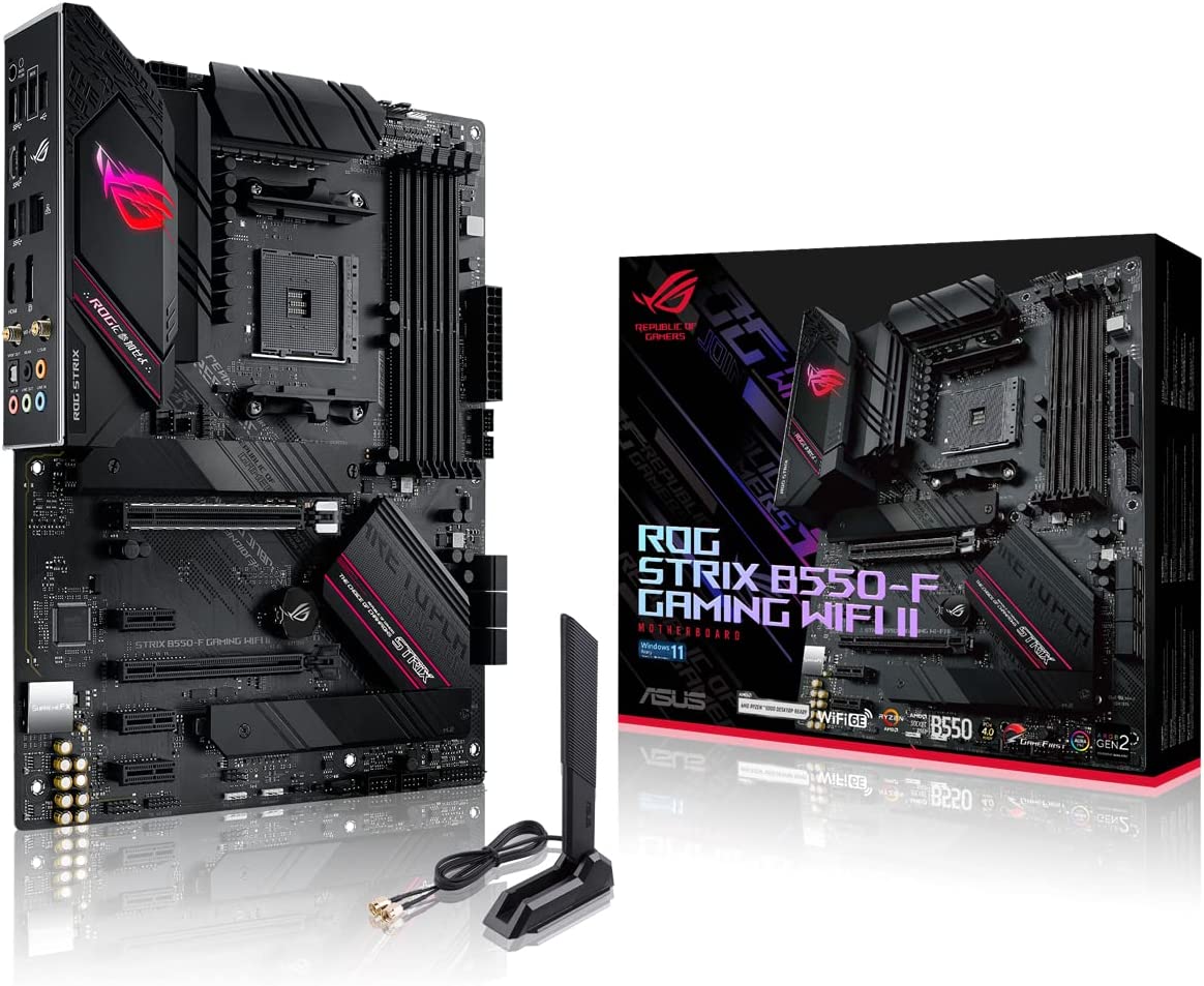ASUS ROG Strix B550-F Gaming WIFI II ASUS ROG Strix B550-F Gaming WIFI II ATX Motherboard for AMD AM4 CPUs - Image 1