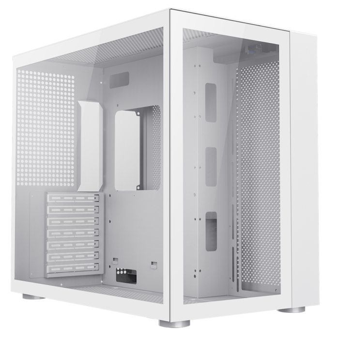 GameMax Infinity Mid-Tower ATX PC White Gaming Case Bundle With 6 x ARGB Fans Included - Image 3
