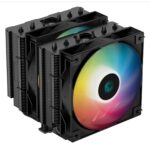 DeepCool AG620 BK ARGB Fan CPU Cooler, Universal Socket, 6 Heat Pipes, 260W