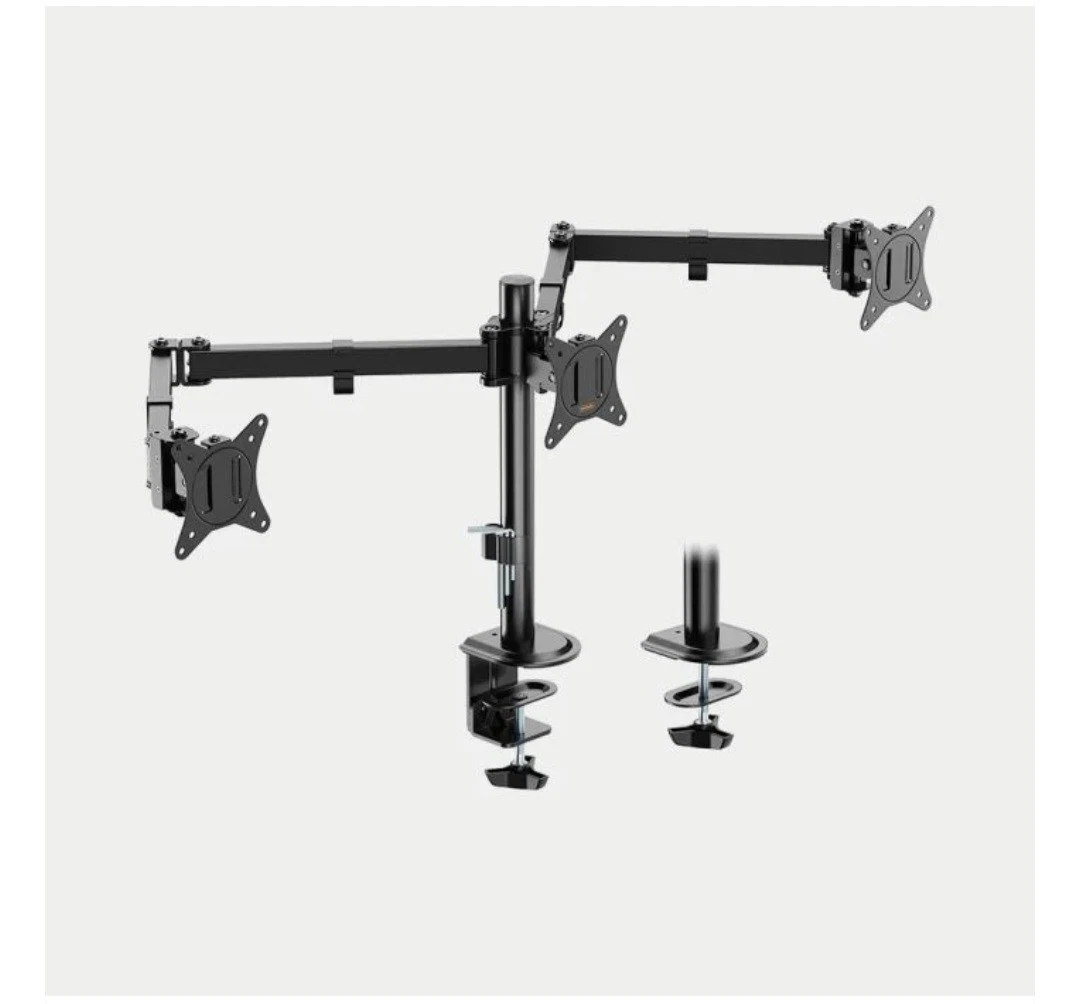 Triple Monitor stand Triple Monitor Stand Clamp for 17-27inch Screens - Image 1