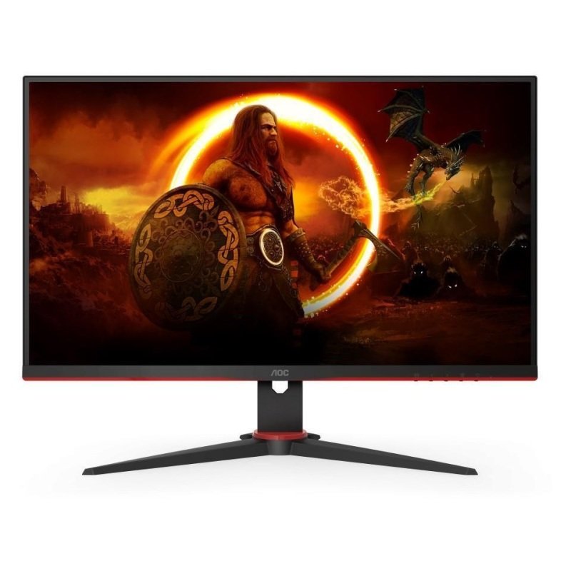 AOC 27 Q27G2E BK AOC 27" 2K QHD Gaming Monitor (Q27G2E/BK), 2560 x 1440, 1ms, 155Hz, - Image 1