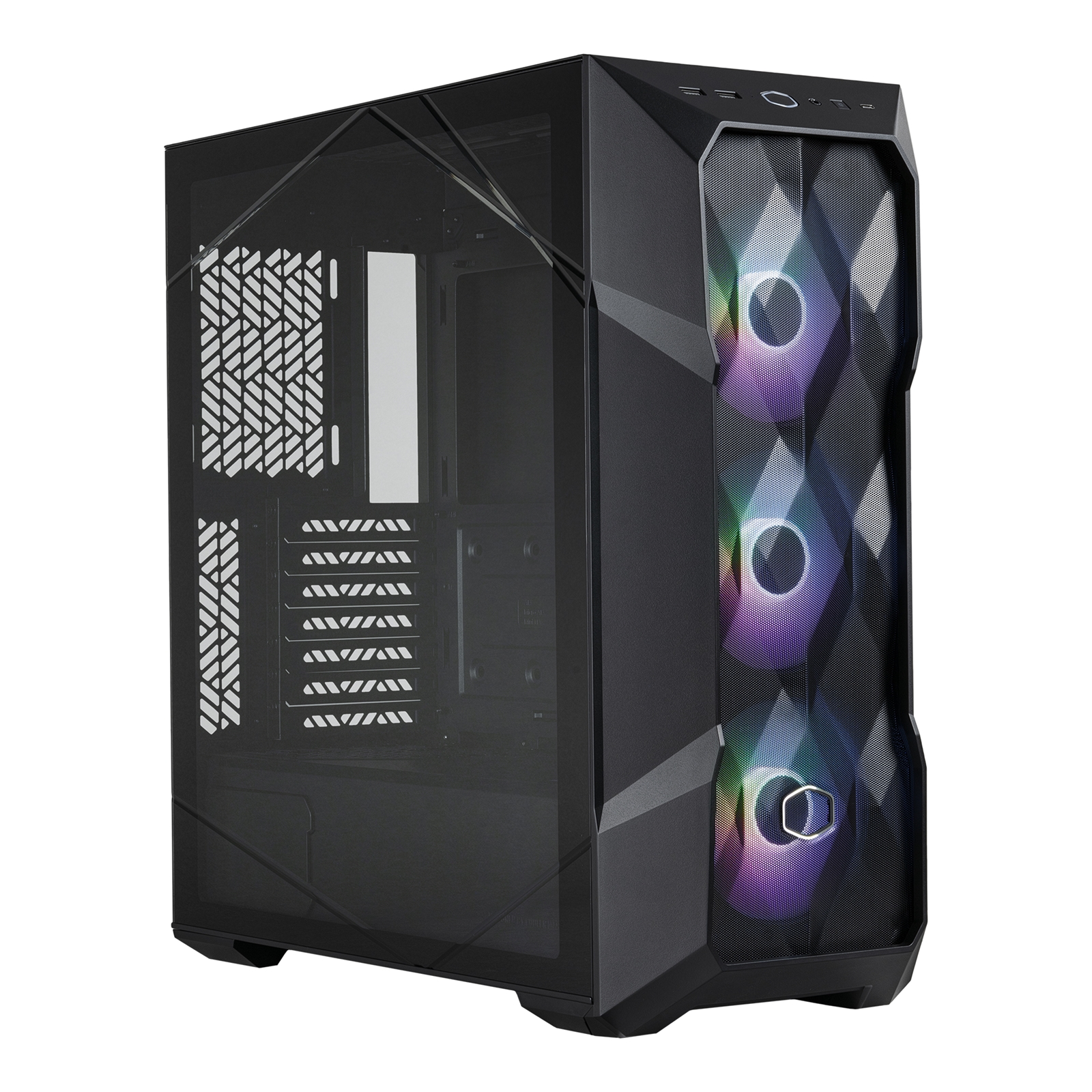 COOLER MASTER MasterBox TD500 Mesh 1 Cooler Master MasterBox TD500 Mesh V2 Gaming Case Black - Image 1