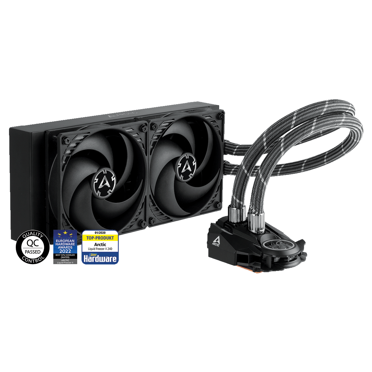 Liquid Freezer II 240 Arctic Liquid Freezer II 240mm Liquid CPU Cooler, PWM Fans & PWM Controlled Pump - Image 1