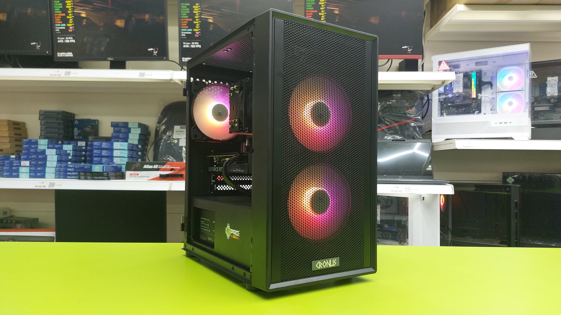 Cronus theia 98 (6) New Custom PC Pro Gaming / Ryzen 5 8400F 4.70GHz / 16GB RAM / 1TB NVMe / Multi Choice Graphics - Image 1