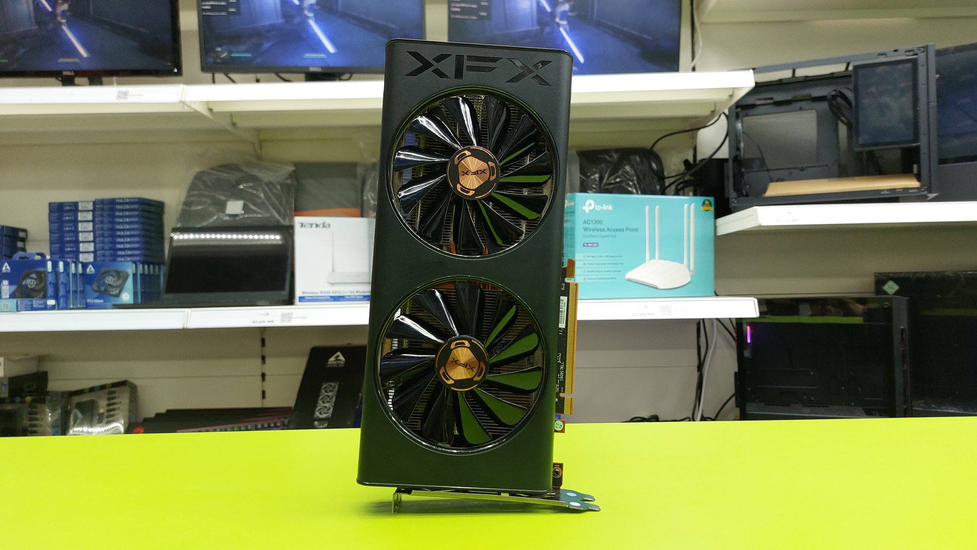 XFX RX 5600XT 6GB (1) Used XFX AMD Radeon RX 5600 XT 6GB GDDR6 THICC II Pro - Image 1