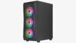 Aerocool Falcon V2 Mdi-Tower Tempered Glass - Black - Image 4