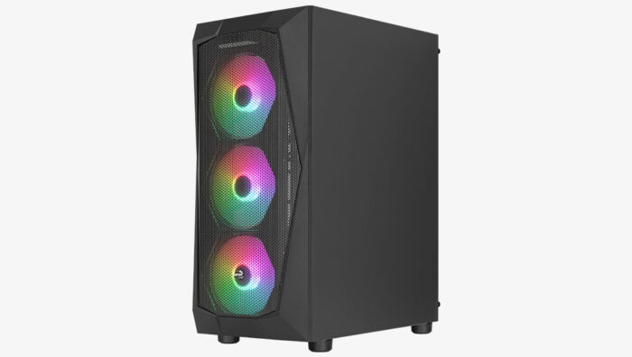 Aerocool Falcon V2 Mdi-Tower Tempered Glass - Black - Image 4