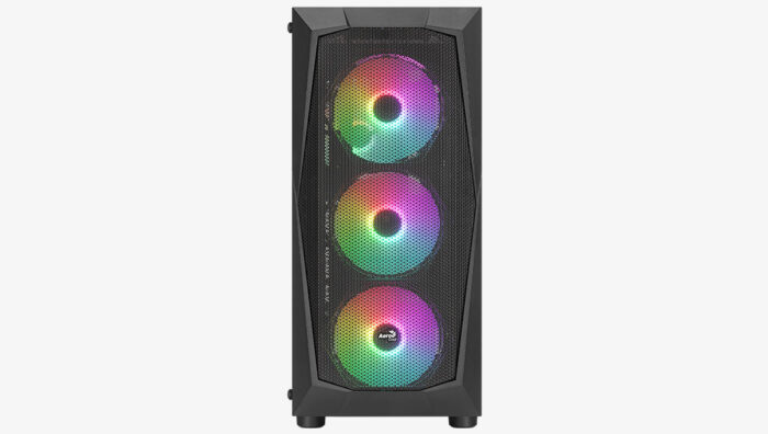 Aerocool Falcon V2 Mdi-Tower Tempered Glass - Black - Image 3