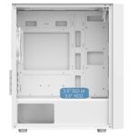 CIT Luna White Micro-ATX PC Gaming Case with 4 x 120mm Infinity ARGB Fans Included - Image 5