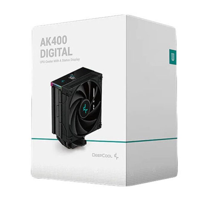 DeepCool AK400 Digital CPU Cooler, 1x 120mm Fan, Single Tower ARGB, Intel/AMD - Image 3