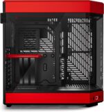 HYTE Y60 Dual Chamber Mid-Tower ATX Case - Red - Image 3