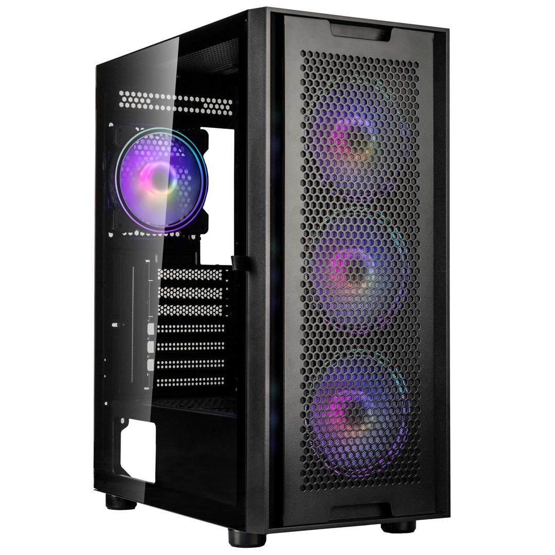 Kolink Observatory Duo ARGB Kolink Observatory Duo ARGB Midi Tower Case - Black Window - Image 1