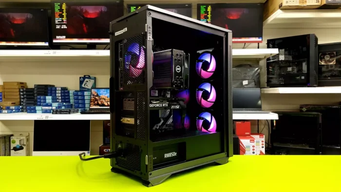 Custom Gaming Desktop / Intel i7 10th Gen 4.80GHz / 16GB RAM / 480GB SSD & 2TB HDD / Multi Choice Graphics - Image 5