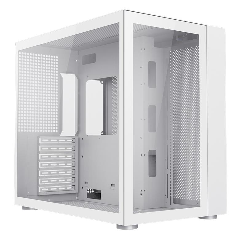 gamemax Infinity White (Copy) GamMax Infinity Mid-Tower ATX PC White Gaming Case With Tempered Glass Side Panel - Image 1