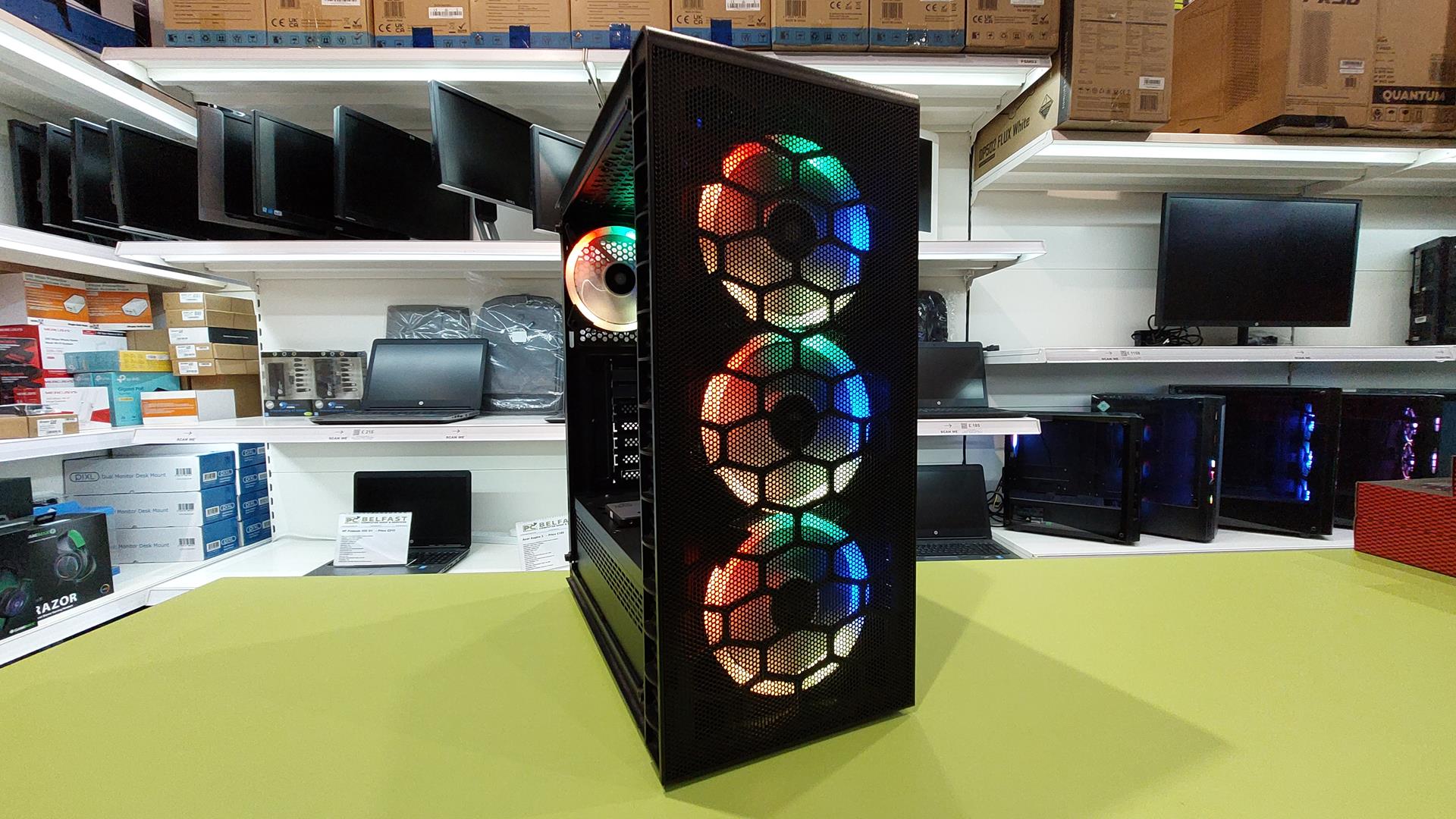kolink observatory 11 (10) Custom Gaming Desktop / Intel i5 10th Gen 4.30GHz / 16GB RAM / 480GB SSD & 500GB HDD / Multi Choice Graphics - Image 1