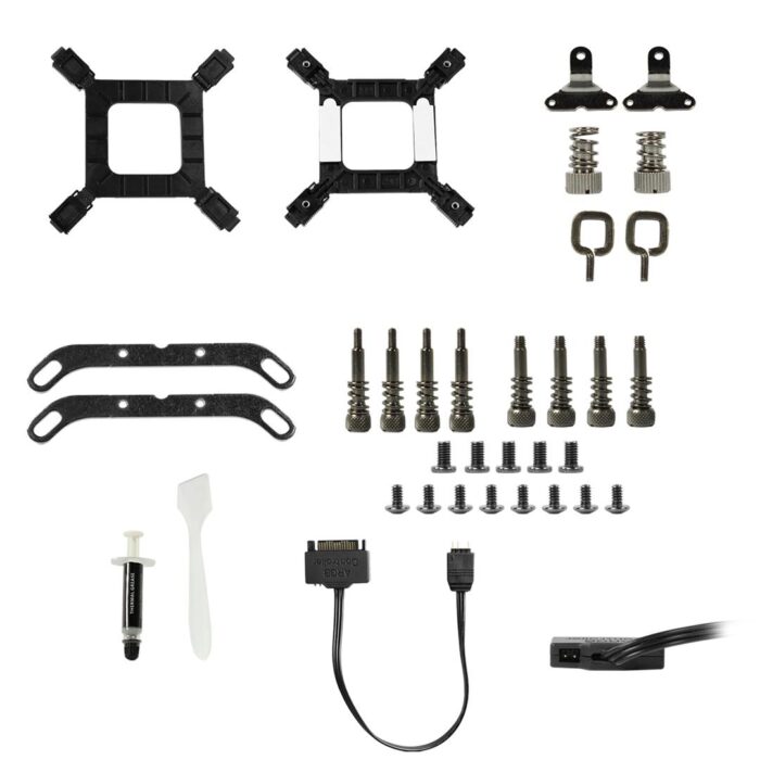 AIO 240mm Pro Glacier Watercooler  Black ARGB Infinity - Image 7
