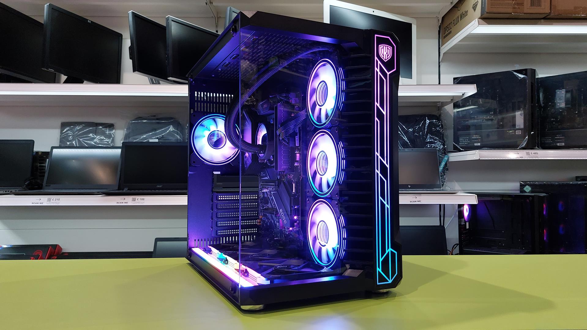 Kolink Unity 78 (9) Custom Gaming Desktop Kolink / Intel i7 10th Gen @ 4.80GHz / 32GB RAM / 1TB M.2 NVMe / Multi Choice Graphics - Image 1