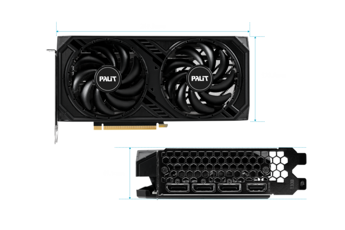 Palit RTX4060 Ti DUAL, PCIe4, 8GB DDR6, HDMI, 3 DP - Image 3