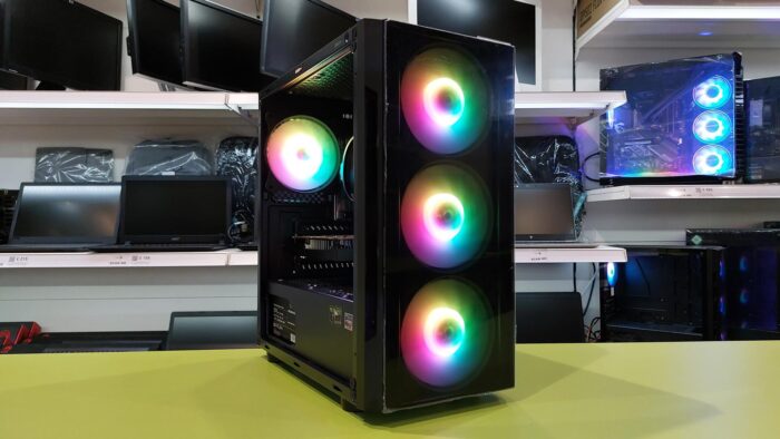 Custom Gaming Desktop CIT Flash/ AMD Ryzen 3 4100 @ 4.00GHz / 8GB RAM / 480GB SSD / Radeon RX6400 4GB - Image 3