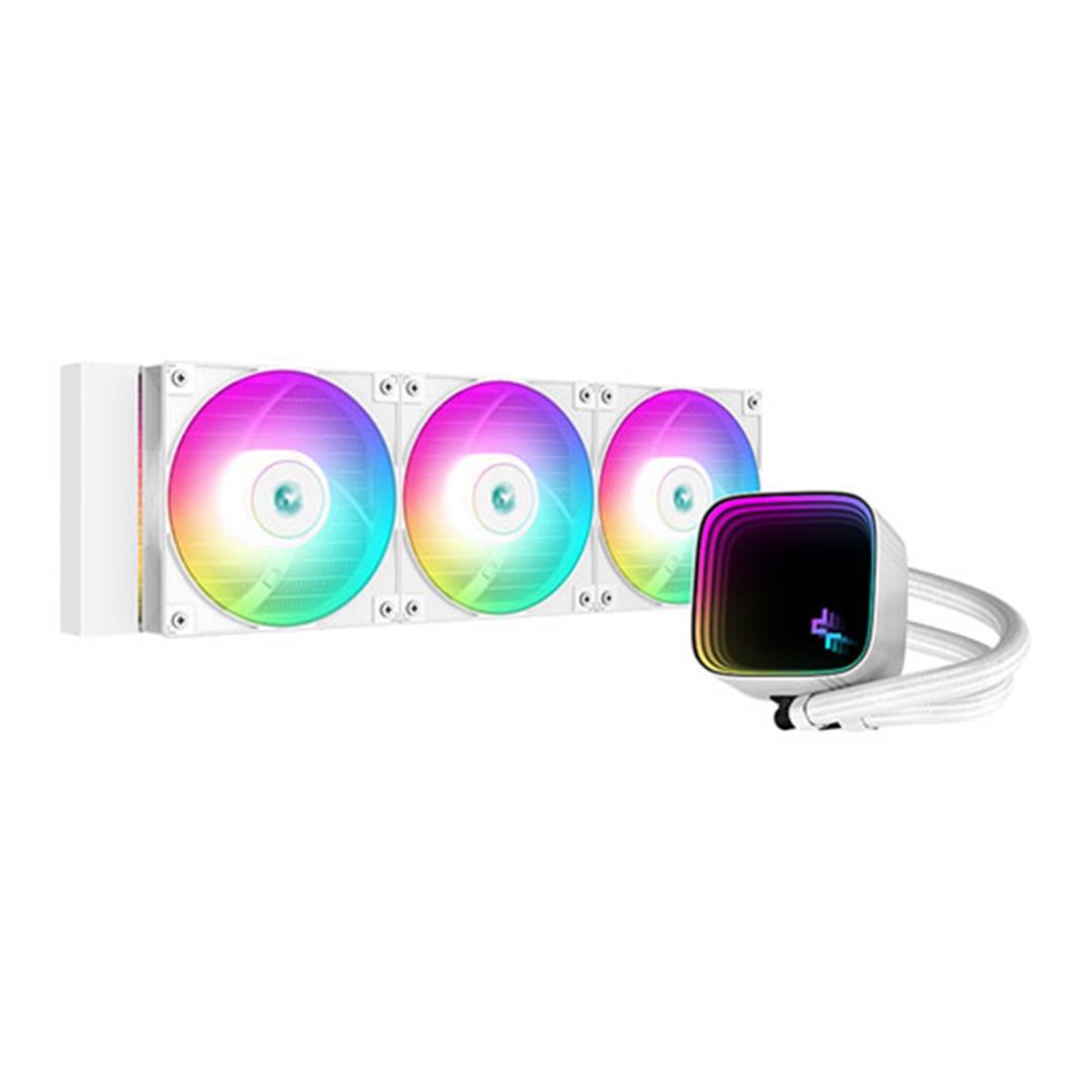 eepCool LS720 SE WH DeepCool LS720 SE WH All In One Liquid CPU Cooler, White, ARGB - Image 1