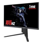 PiXL CM27F10 27 Inch Frameless Gaming Monitor, Widescreen LCD Panel, Full HD 1920x1080, 1ms Response Time, 165Hz