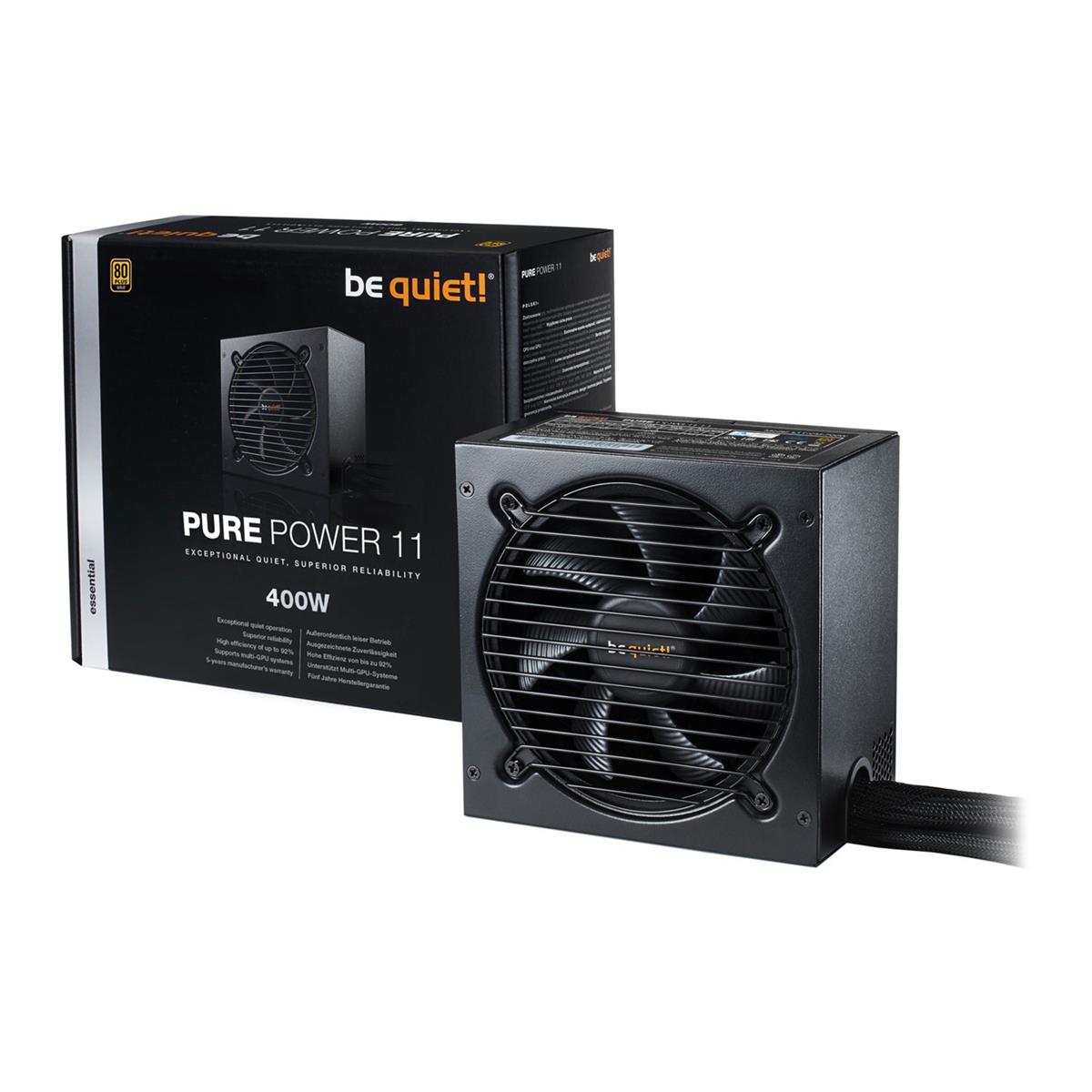 Be Quiet! 400W PURE POWER 11, 80 PLUS Gold 0 Be Quiet! 400W PURE POWER 11, 80 PLUS Gold, - Image 1