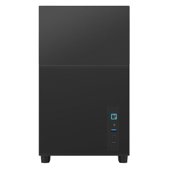 Cit Pro Jupiter Black Micro-ATX PC Gaming Case with 8 Inch LCD Screen 1 x 120mm Infinity Fan Included - Image 5