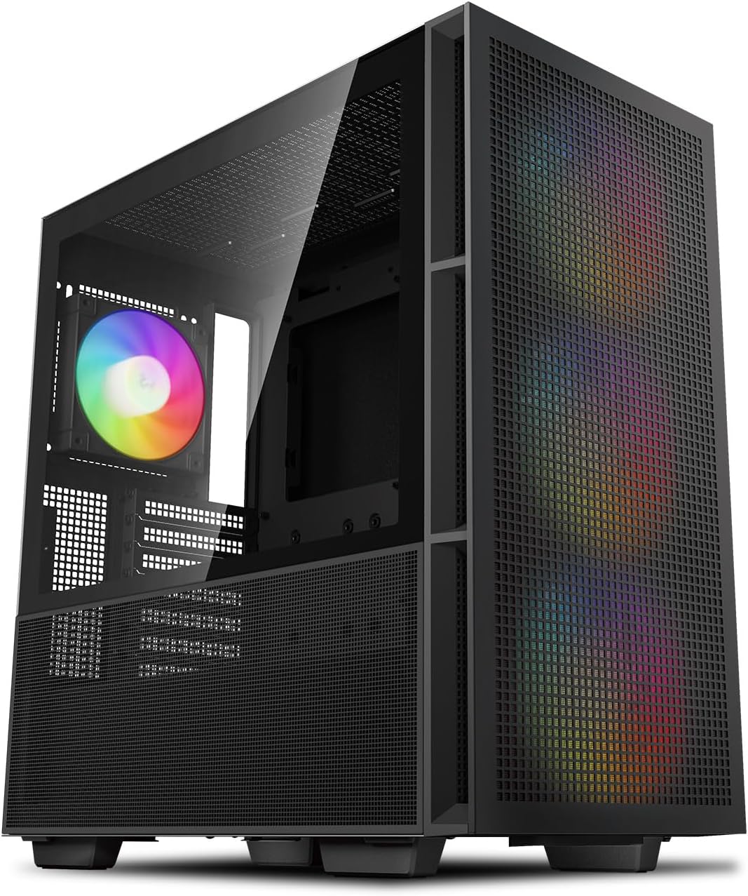 DeepCool CH560 DeepCool CH560, Black, Mid Tower Gaming Case, Tempered Glass, 4x ARGB Fans, E-ATX/ATX/MicroATX - Image 1