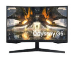 Used 2K Samsung Odyssey G5 27" G55A QHD, 165Hz Curved  Gaming Monitor, 165Hz, 1ms