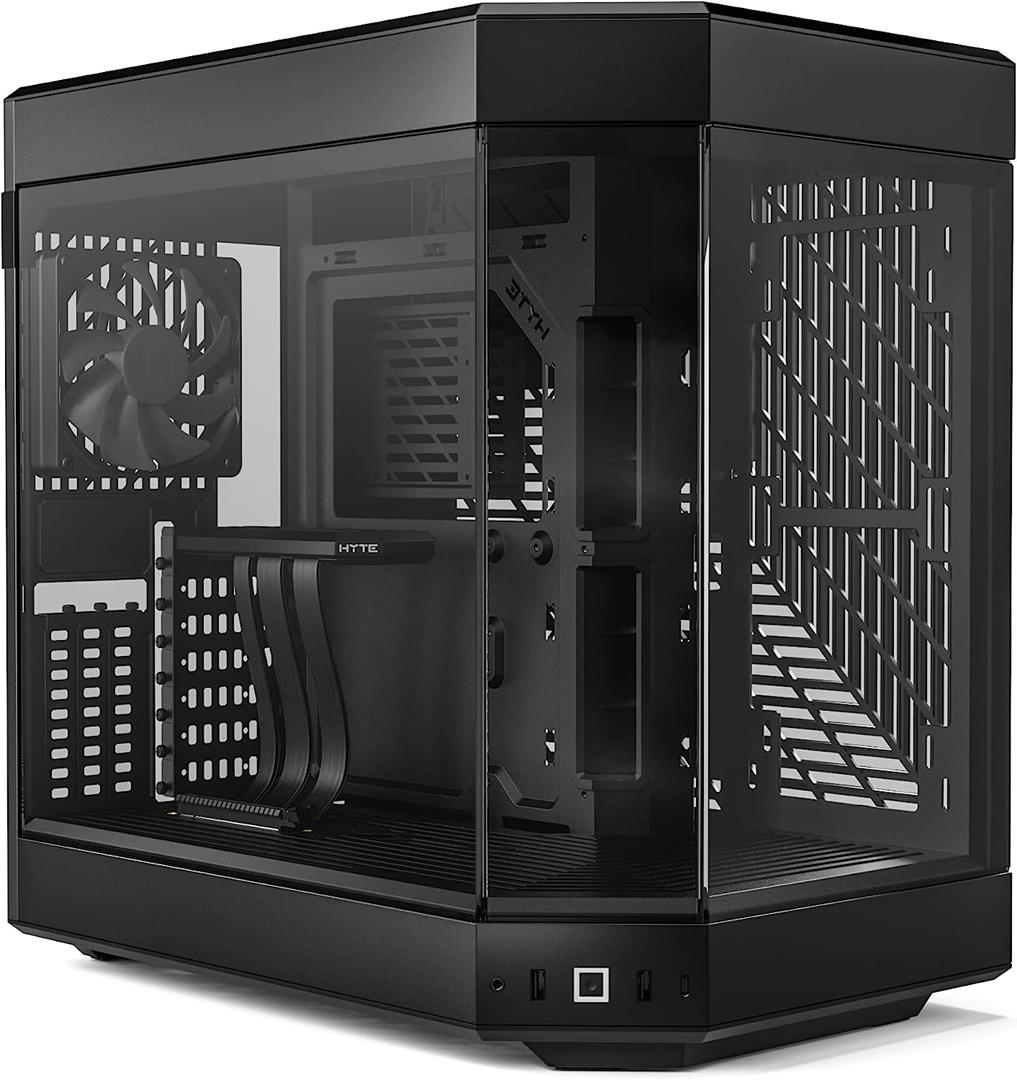 HYTE Y60 black HYTE Y60 Dual Chamber Mid-Tower ATX Case - black - Image 1